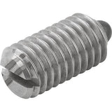 KIPP K0314.212 SPRING PLUNGER INTENSIFIED SPRING FORCE D=M12 L=22, STAINLESS STEEL, COMP:PIN STAINLESS STEEL, PU=5