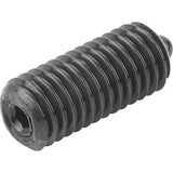 KIPP K0317.1A5 SPRING PLUNGER LIGHT SPRING FORCE D=1/2-13 L=28, STEEL, COMP:PIN STEEL, PU=10