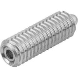 KIPP K0319.A4 SPRING PLUNGER STANDARD SPRING FORCE D=3/8-16 L=22, STAINLESS STEEL, COMP:PIN STAINLESS STEEL, PU=5