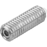 KIPP K0320.AJ SPRING PLUNGER STANDARD SPRING FORCE D=1/4-28 L=20, STAINLESS STEEL, COMP:PIN POM