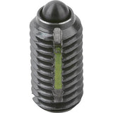 KIPP K0323.1A5 SPRING PLUNGER LIGHT SPRING FORCE, WITH THREAD LOCK D=1/2-13 L=22, STEEL, COMP:PIN STEEL, PU=5
