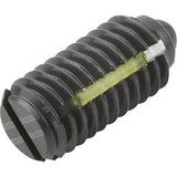 KIPP K0323.210 SPRING PLUNGER INTENSIFIED SPRING FORCE, WITH THREAD LOCK D=M10 L=19, STEEL, COMP:PIN STEEL, PU=10