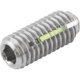 KIPP K0326.2A4 SPRING PLUNGER INTENSIFIED SPRING FORCE, WITH THREAD LOCK D=3/8-16 L=23, STAINLESS STEEL, COMP:BALL STAINLESS