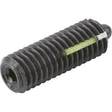 KIPP K0327.208 SPRING PLUNGER INTENSIFIED SPRING FORCE, WITH THREAD LOCK D=M08 L=22, STEEL, COMP:PIN STEEL