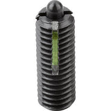 KIPP K0327.2A1 SPRING PLUNGER INTENSIFIED SPRING FORCE, WITH THREAD LOCK D=10-32 L=18, STEEL, COMP:PIN STEEL, PU=10
