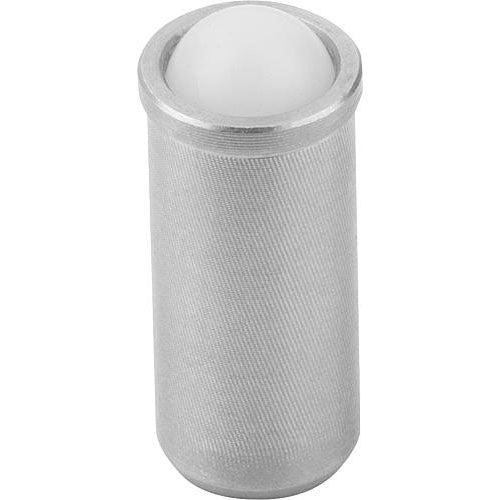 KIPP K0333.405 SPRING PLUNGER SPRING FORCE, SMOOTH VERSION, D=5 L=12, STAINLESS STEEL, LONG VERSION, COMP:POM