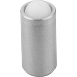 KIPP K0335.305 SPRING PLUNGER SPRING FORCE, SMOOTH VERSION, WITHOUT COLLAR, D=5 L=12, STAINLESS STEEL, COMP:POM, PU=25