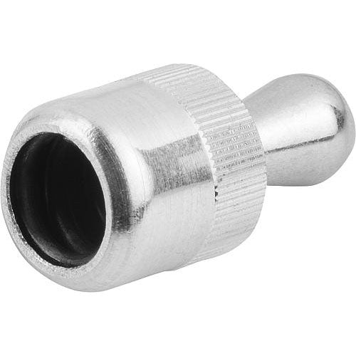KIPP K0368.21086CP LATERAL SPRING PLUNGER, SPRING FORCE WITHOUT SEAL D=1/2, D2=1/2, L1=13,9, ALUMINIUM, COMP:STEEL