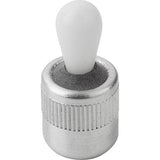 KIPP K0368.72104 LATERAL SPRING PLUNGER, SPRING FORCE W. SEAL D=16, D2=16, L1=16, ALUMINIUM, COMP:POLYACETAL