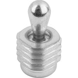 KIPP K0371.1075X20 LATERAL SPRING PLUNGER SPRING FORCE, WITH THREADED SLEEVE WITHOUT SEAL, D=M12 L=19, STEEL, COMP:STEEL