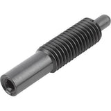 KIPP K0657.612X80 SPRING PLUNGER SPRING FORCE, LONG VERSION D=M12 L=80, STEEL, COMP:PIN STEEL