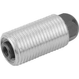 KIPP K0977.2116 SPRING PUSH-PULL PLUNGER SPRING FORCE, WITH ROTATION LOCK D=M16X1,5 L=28, FORM:H, STEEL, COMP:PIN STEEL