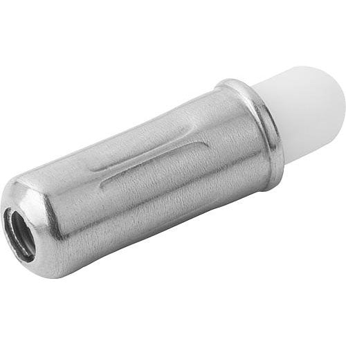 KIPP K1172.204 SPRING PLUNGER SPRING FORCE, SMOOTH VERSION, D=4 L=10,7, STAINLESS STEEL, COMP:POM