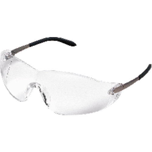 Crews KB85S2110 Safety Glasses - Clear Lens - Chrome Frame S21