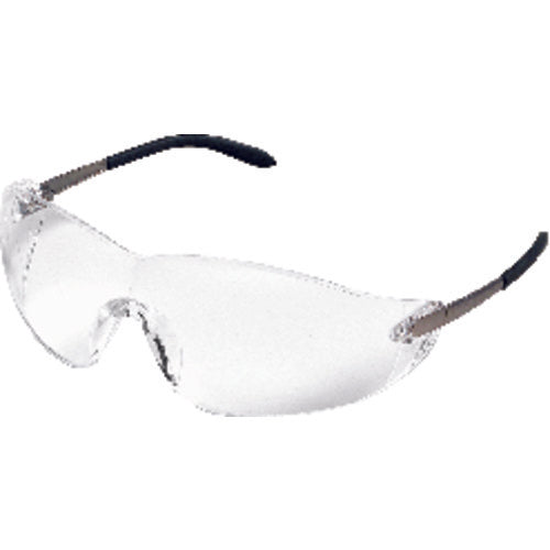 Crews KB85S2110 Safety Glasses - Clear Lens - Chrome Frame S21