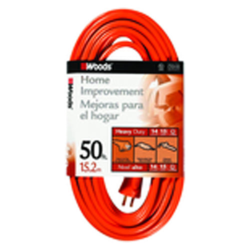 Woods KD600626 Extension Cord - 50' HD 1-Outlet (Outdoor Style)