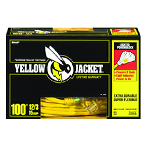 Woods KD602820 Extension Cord - 100' Extra HD 3-Outlet (Powerlite)