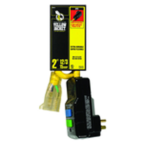 Woods KD602877 Ground Fault Circuit Interrupter Right Angle Male Plug