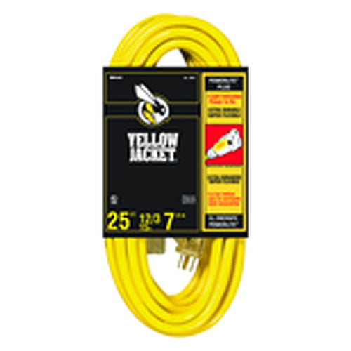 Yellow Jacket KD602883 Yellow Jacket Extension Cord - 25' Extra Heavy Duty 1-Outlet (Powerlite)