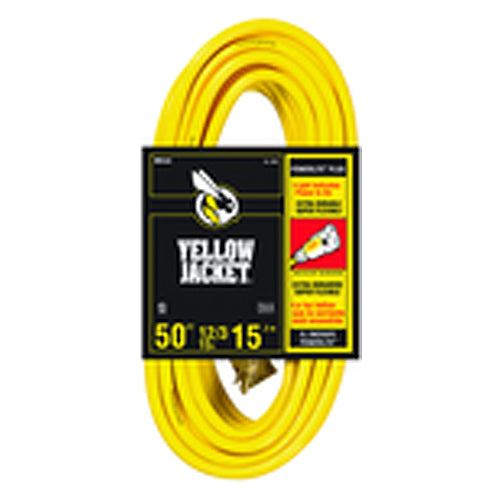 Yellow Jacket KD602884 Yellow Jacket Extension Cord - 50' Extra Heavy Duty 1-Outlet (Powerlite)