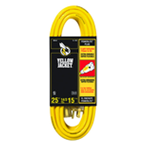 Yellow Jacket KD602886 Extension Cord - 25' Heavy Duty 1-Outlet (Powerlite)
