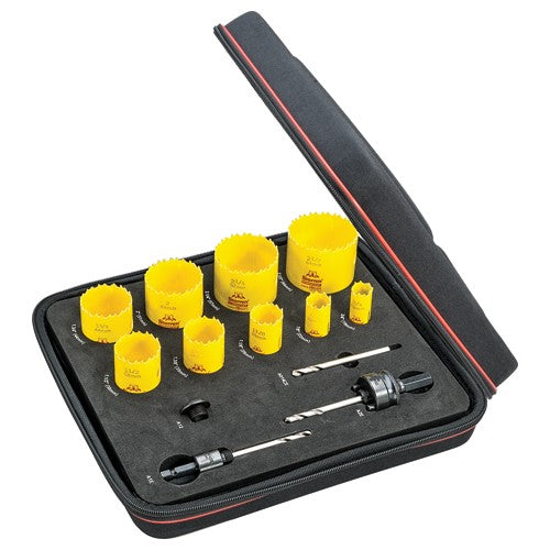 Starrett FZ7001218 KDC09051-N Electrician Hole Saw Kit