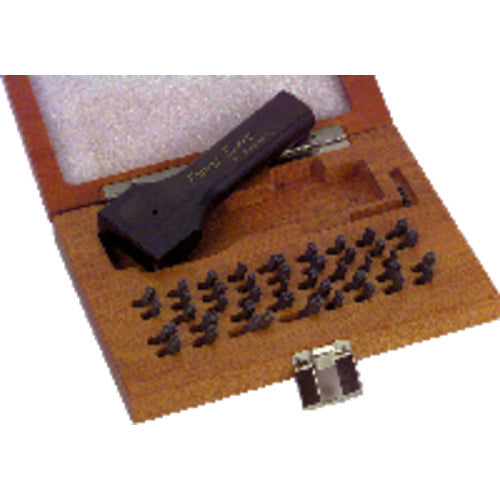 Rite-Mark KF5510038 106 Pieces - Figure & Letter Stamps Set with Holder-3/8"