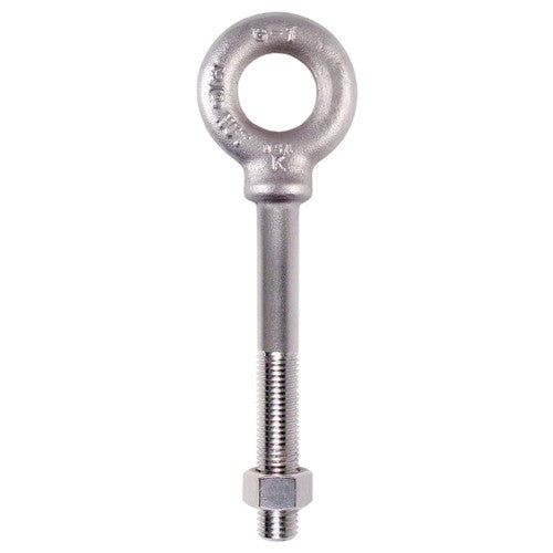 Generic USA SF50N20038 Plain Pattern Nut Eye Bolt - 3/8"-16 Thread Size, 3/4" Eye Diameter