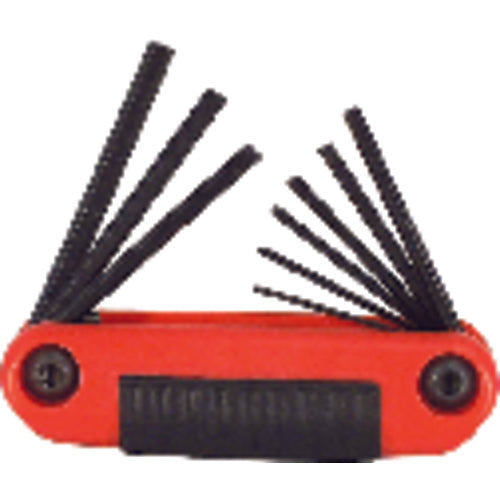 Eklind KM5025919 9 Pieces-5/64"-1/4" Fold Up Style - Hex Key Set