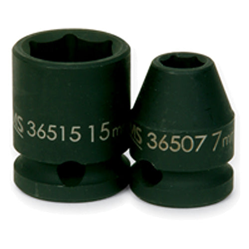 Wright Tool KP503919MM 19 mmx21/2" Overall Length-3/8" Drive-6 Point - Metric Deep Impact Socket