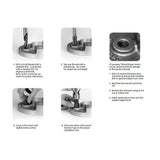 TE-CO 62413 KEYLOCK INSERT M8 1.25 X M12 X 1.25