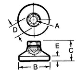 TE-CO 44403 LEVELING PAD ASSEMBLY 5/8