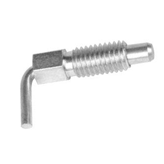 TE-CO 54360X STL STBY L HANDLE PLGR NON LK 1/4-20 NO NYLOK