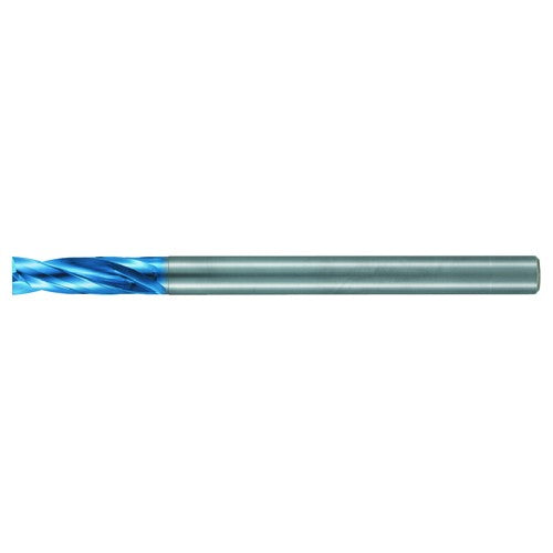 Nachi America Inc AC860713712 9.4 mm Dia. × 8 mm Shank × 43 mm Flute Length × 80 mm OAL, 2xD, 180°, Aqua EX, 2 Flute, External, Round Solid Carbide Drill