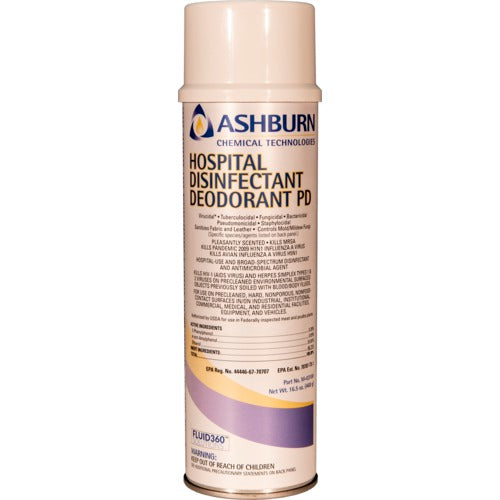 Ashburn LK70M03100 Hospital Disinfectant Deodorant PD Aerosol Surface Disinfectant - 20 oz. (18 oz. Net Wt.)