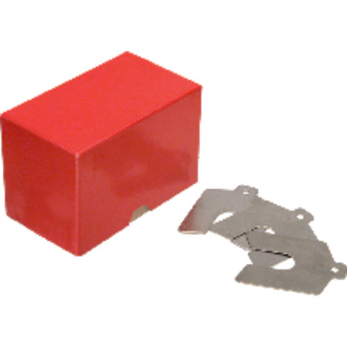 Precision Brand MA5342945 Slotted Shim Sets-10 pcs Each Size-2" x 2" (5/8" Slot Width)