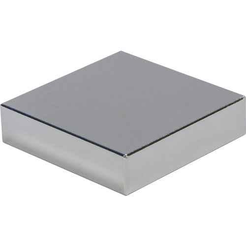 Mag-Mate NE70NE012525NP3 MAG-MATE Nickel Plated Rare Earth Magnet 0.10"Thx0.25"Wdx0.25"Lg, 35 MgO