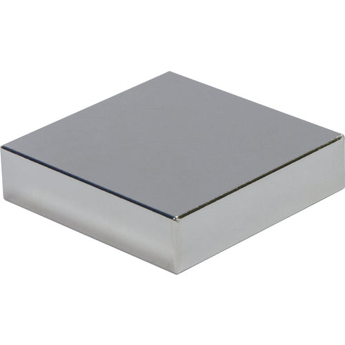 Mag-Mate NE70NE257575NP3 MAG-MATE Nickel Plated Rare Earth Magnet 0.25"Thx0.75"Wdx0.75"Lg, 35 MgO