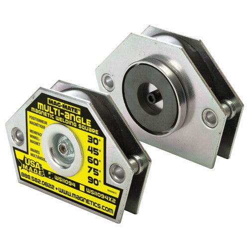 Mag-Mate NE70WS11094AX3 Magnetic Welding Square - 3 Sided Multi Angle 55 lbs Holding Capacity