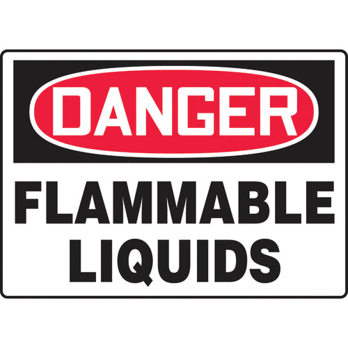 Accuform KB70695A Sign, Danger Flammable Liquids, 10