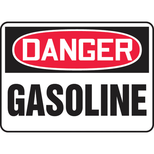 Accuform KB70705V Sign, Danger Gasoline, 10