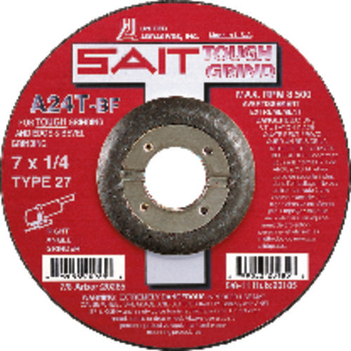 United Abrasives MG4120091 9" x 1/4" x 7/8" - Aluminum Oxide A24N - Depressed Center Wheel