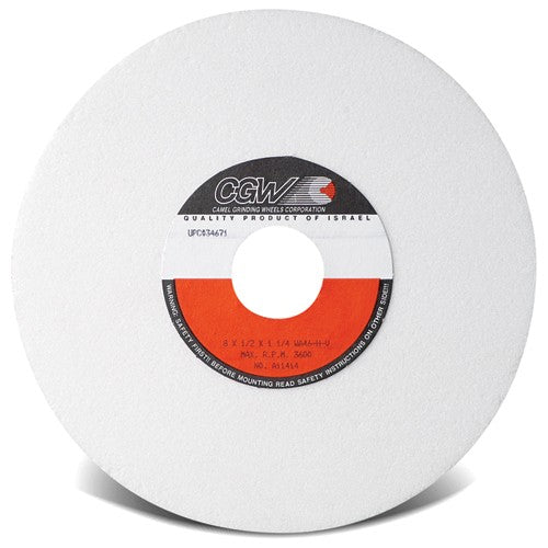 CGW MG9034723 10" x 1" x 3" - Aluminum Oxide (WA) / 46H Type 1 - Surface Grinding Wheel