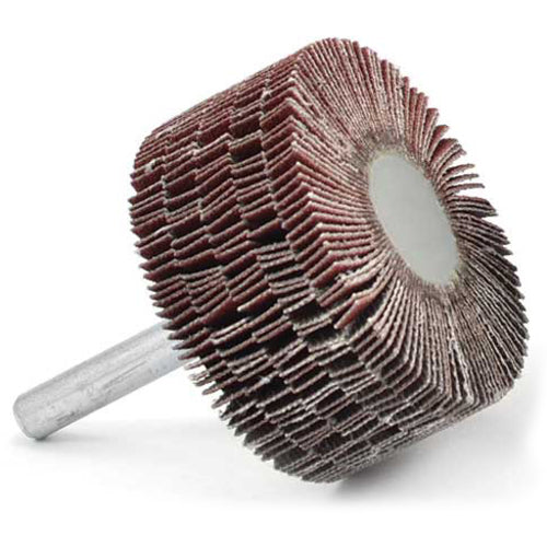 Superior Abrasives MM6428971 2 1/2" X 1 1/2" X 1/4"-120 Grit - Mounted Flap Wheel