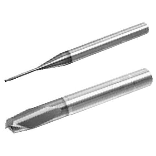 Micro 100 GE45MMRM0108X 1mm Dia. - 50mm OAL - AlTiN - 30° - Die Mold - Corner Radius - EM - 2 FL