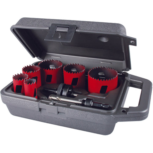 M K Morse FZ50177771 8 Pc. Electrician's Hole Saw Kit