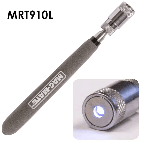 Industrial Magnetics MAG-MATE® Telescoping Lighted Magnetic Pick-up Retriever, 32