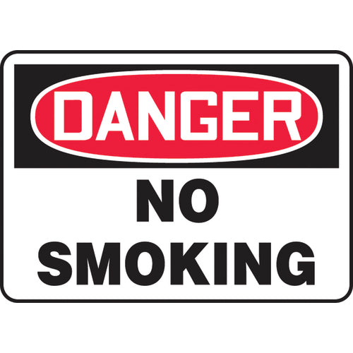 Accuform KB70965P Sign, Danger No Smoking, 10