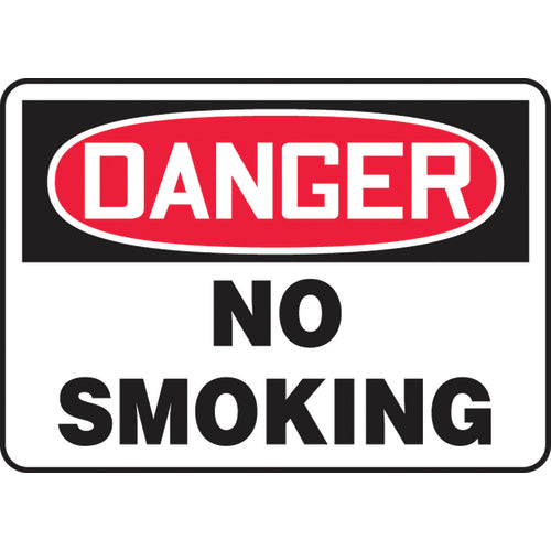 Accuform KB70965V Sign, Danger No Smoking, 10