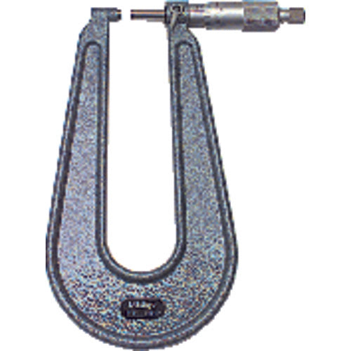 Mitutoyo MT80118-129 0-1" Measuring Range-0.001" Graduation - Ratchet Thimble - Carbide Face - Sheet Metal Micrometer